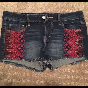 Express jean shorts
